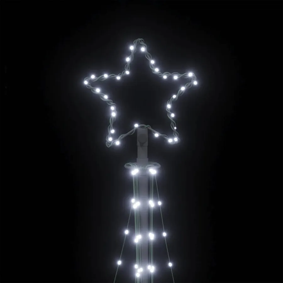 Sapin de Noël à LED 447 LED blanc froid 250 cm - 10