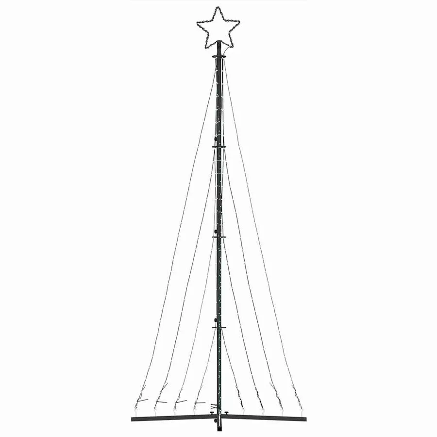 Sapin de Noël à LED 447 LED blanc froid 250 cm - 5