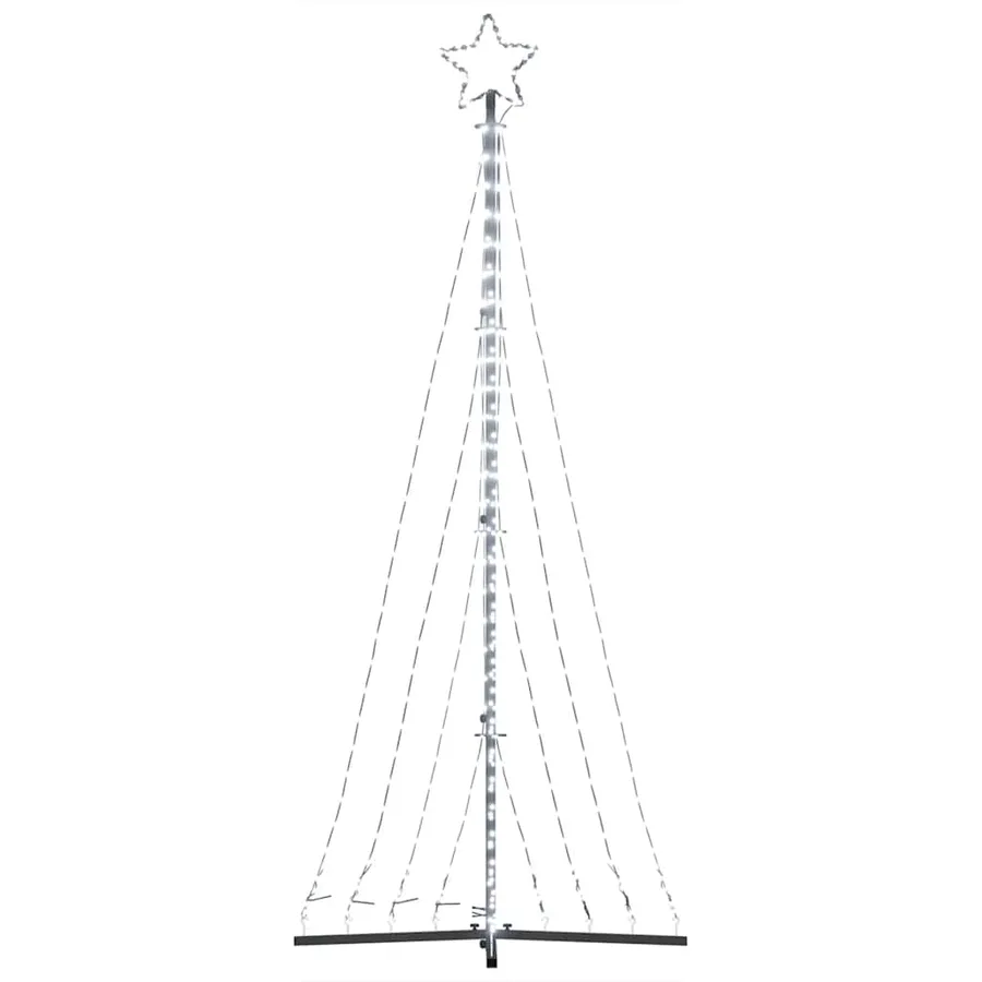 Sapin de Noël à LED 447 LED blanc froid 250 cm - 6