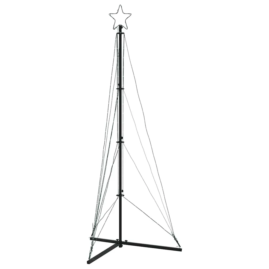 Sapin de Noël à LED 363 LED blanc chaud 182 cm - 4