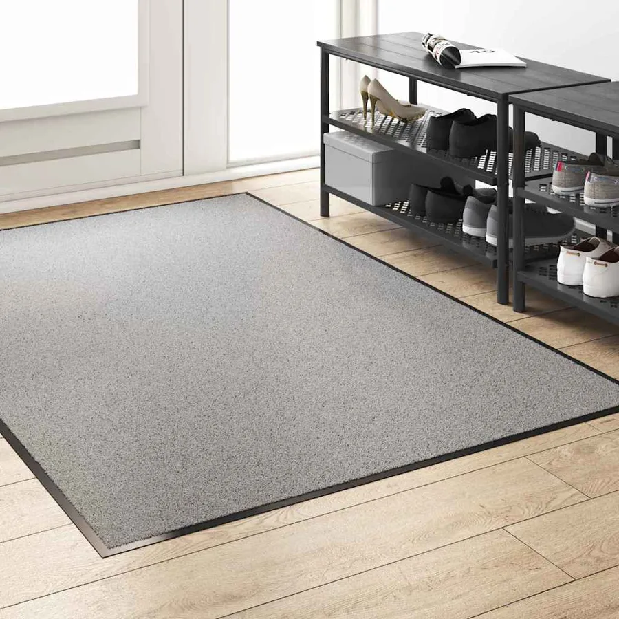 Tapis d'entrée Gris et Noir 120 x 180 cm 100% Polyamide - 3