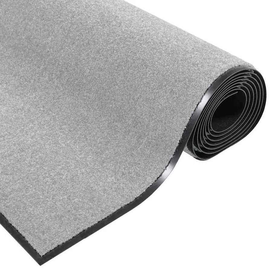 Tapis d'entrée Gris et Noir 120 x 180 cm 100% Polyamide - 5
