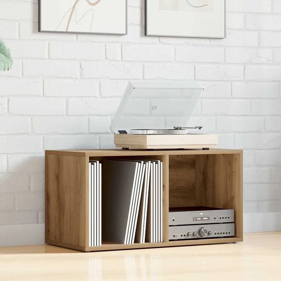 Boîtes de rangement LP chêne artisanal bois ingénierie