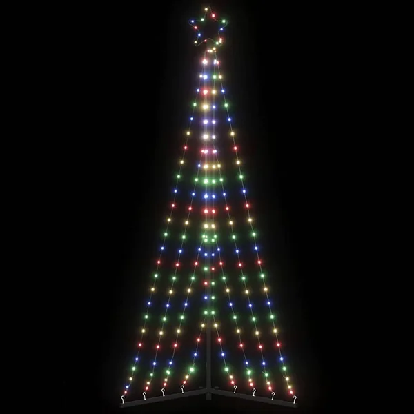 Sapin de Noël à LED 339 LED colorées 187 cm