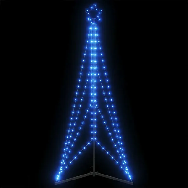 Sapin de Noël à LED 363 LED bleu 182 cm