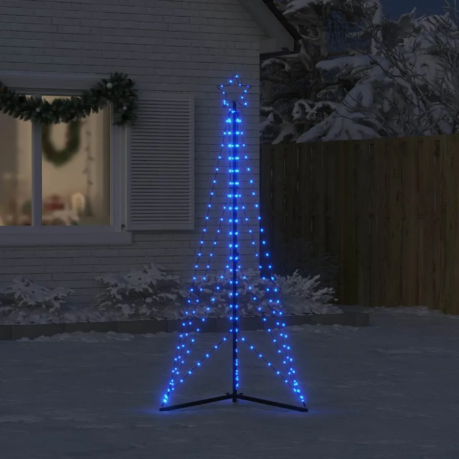 Sapin de Noël à LED 363 LED bleu 182 cm - 3