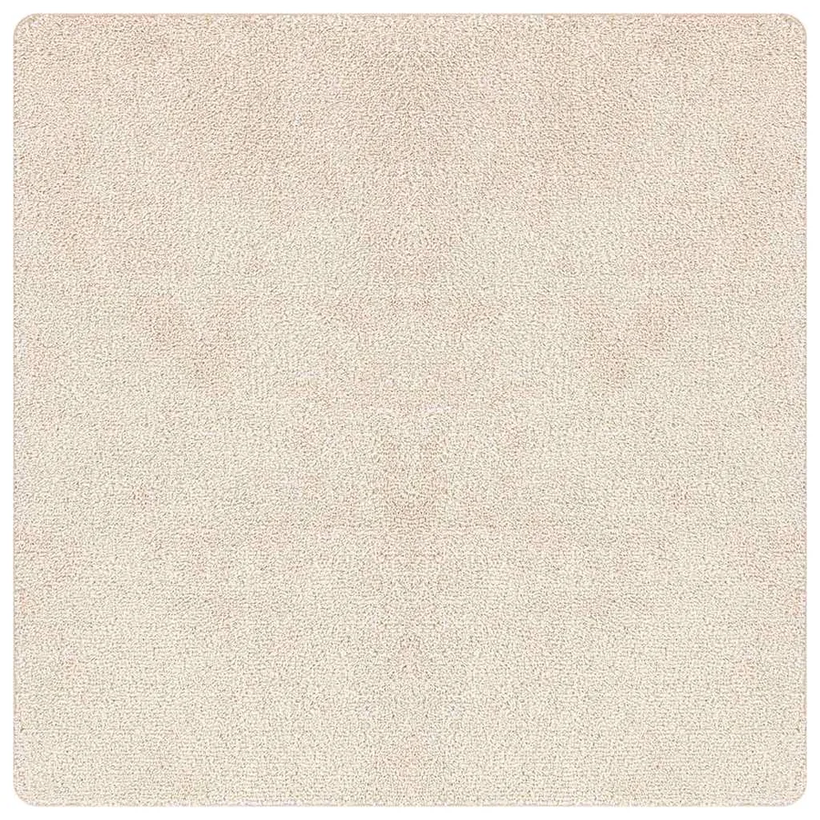 Tapis Shaggy Anti-dérapant Crème 120 x 120 cm PP - 2