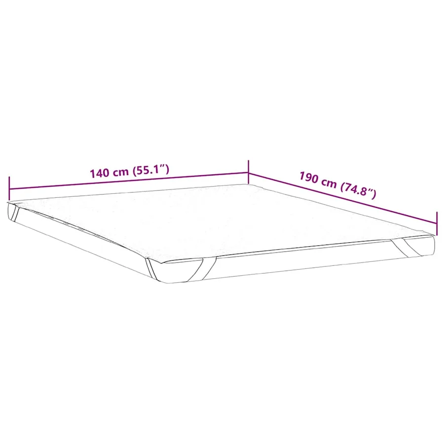 Protège-matelas blanc 140x190 cm imperméable - 6
