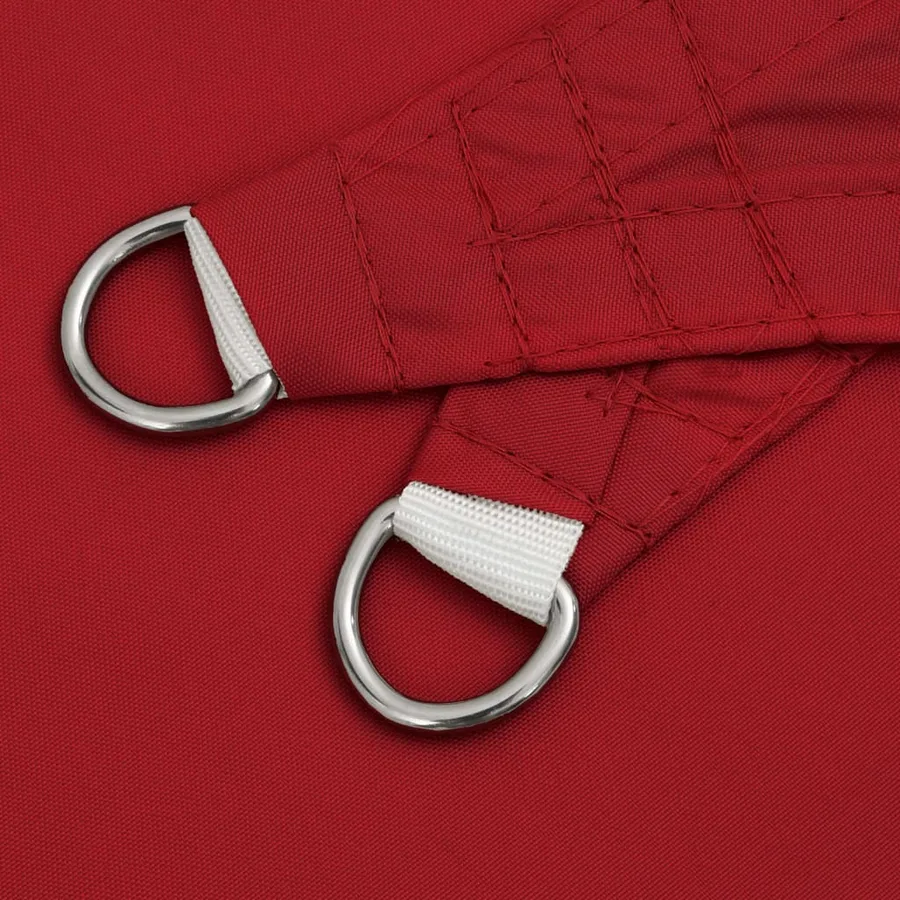Voile de parasol tissu oxford rectangulaire 2,5x4,5 m rouge - 6