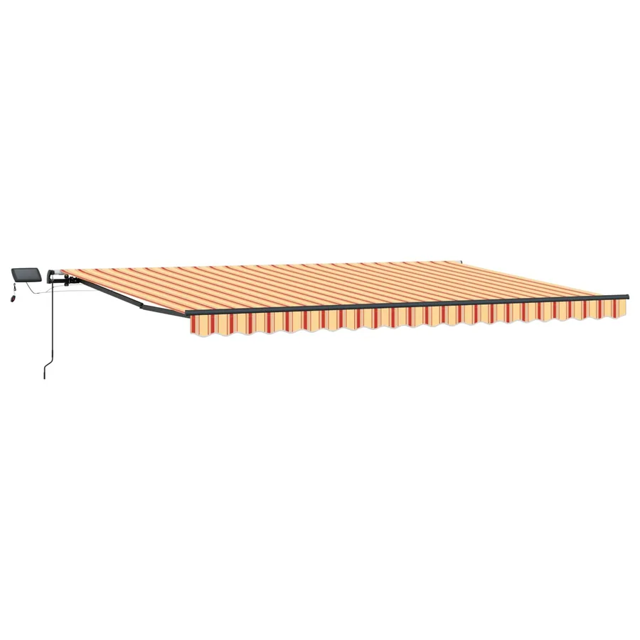 Auvent rétractable Jaune et Orange 500 × 300 cm - 5