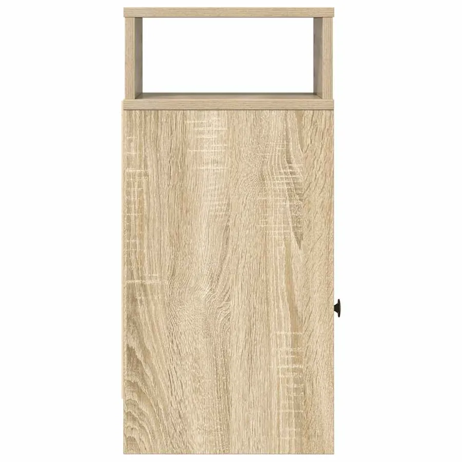Tables de chevet 2 pcs avec tiroir chêne sonoma 25x31x66 cm - 6