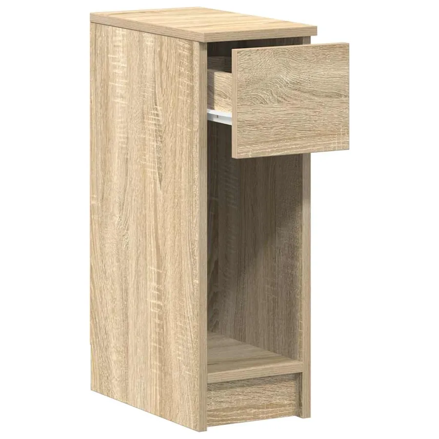 Table de chevet avec tiroir chêne sonoma 20x36x60 cm - 5