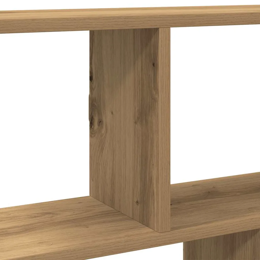 Étagère cube murale 12 compartiments chêne artisanal - 7
