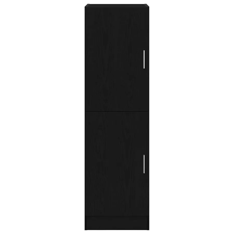 Armoire de cuisine noir 38x41,5x131,5 cm bois d'ingénierie - 4