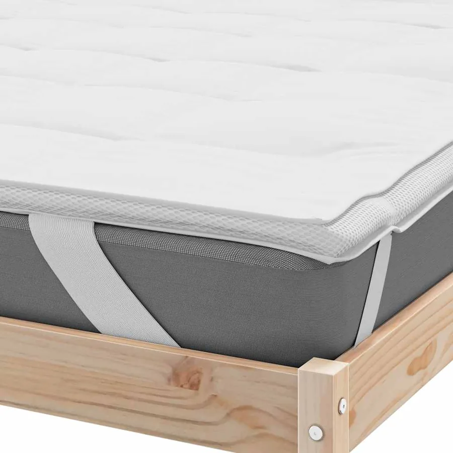 Protège-matelas blanc 100x220 cm - 5