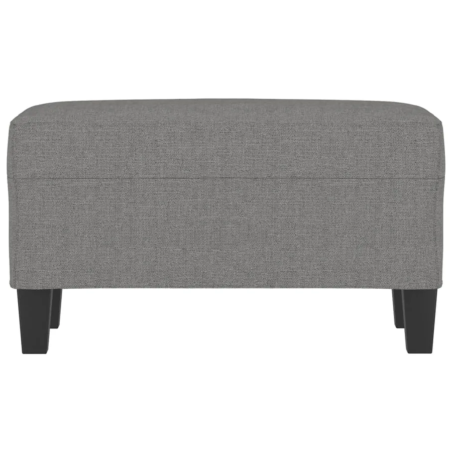 Banc Gris foncé 70x35x41 cm Tissu - 3