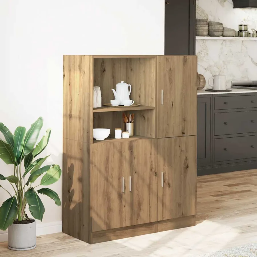 Ensemble d'armoires de cuisine 2 pcs chêne artisanal - 3