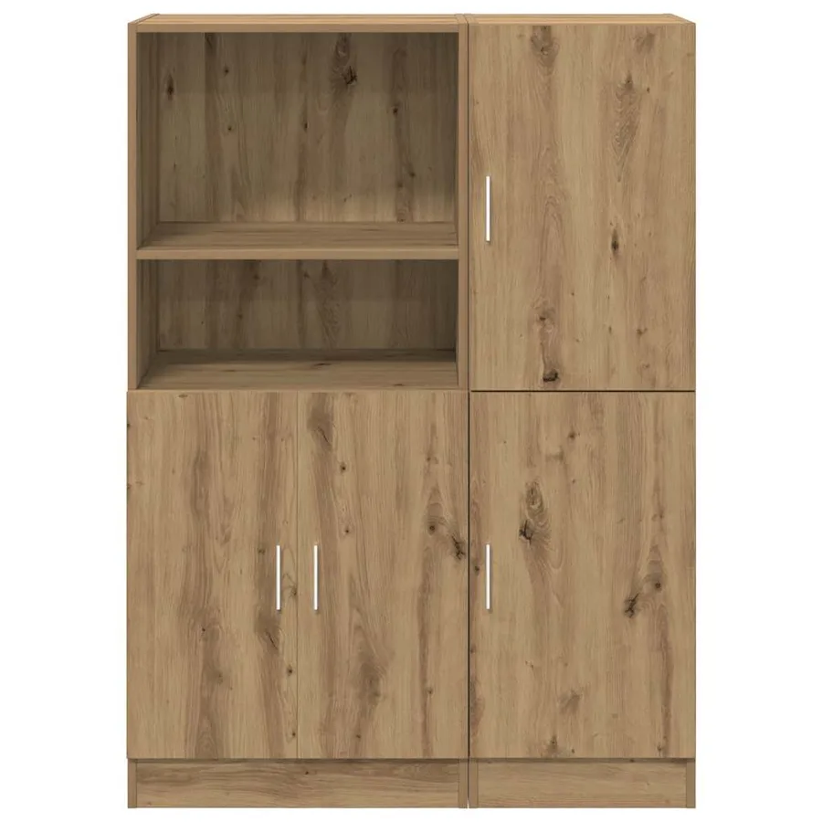 Ensemble d'armoires de cuisine 2 pcs chêne artisanal - 5