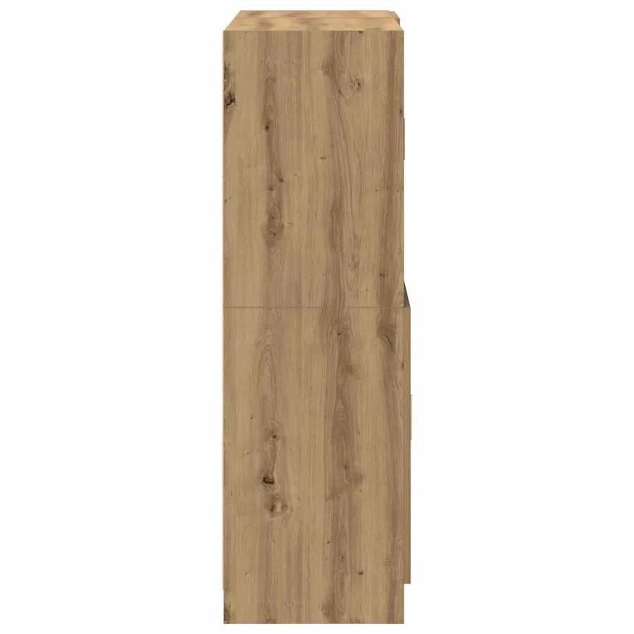 Ensemble d'armoires de cuisine 2 pcs chêne artisanal - 8