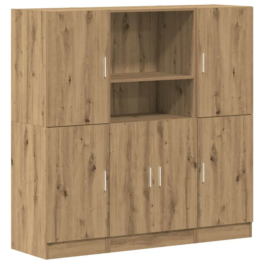 Ensemble d'armoires de cuisine 3 pcs chêne artisanal - 2