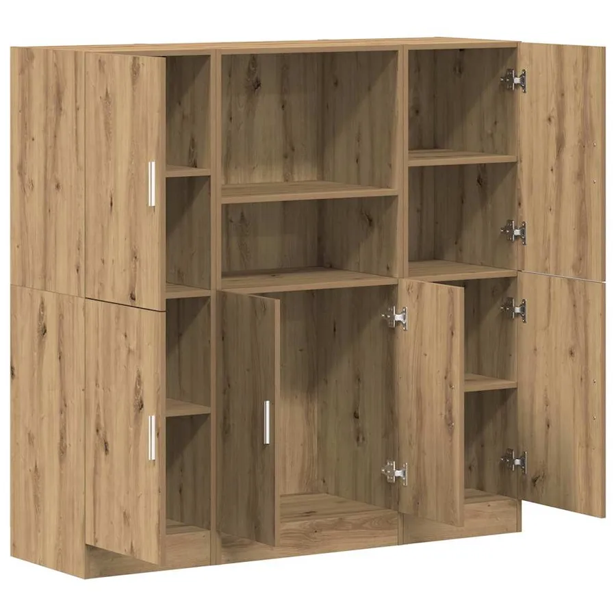 Ensemble d'armoires de cuisine 3 pcs chêne artisanal - 4
