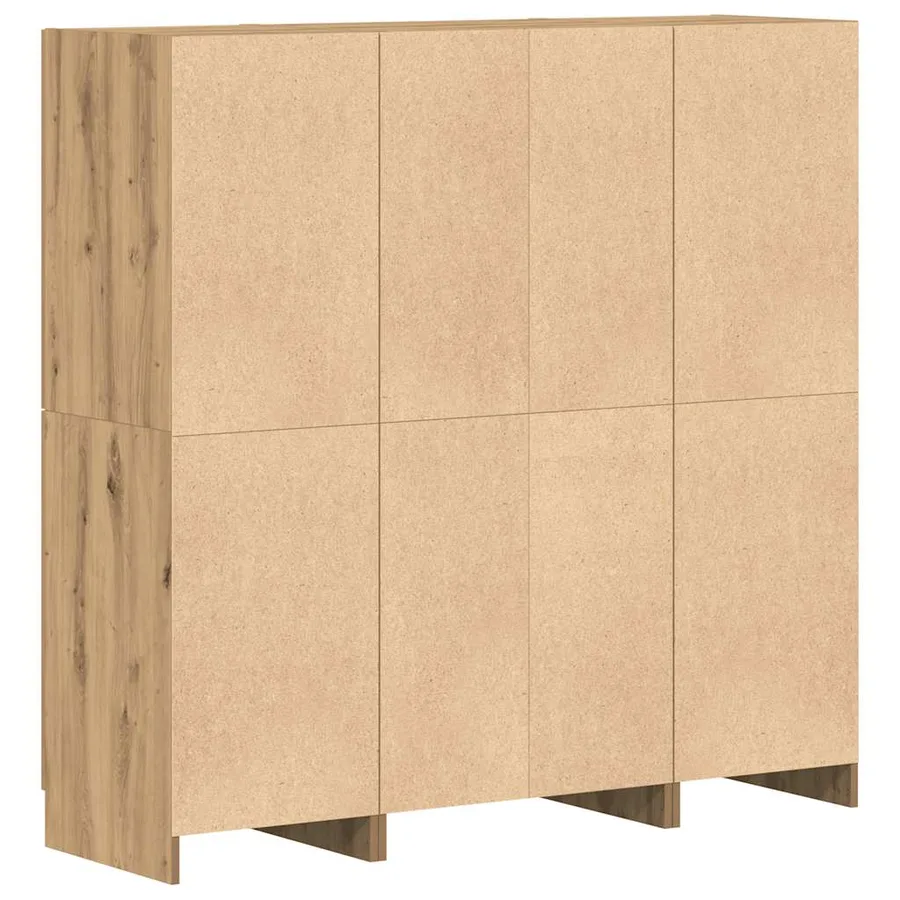 Ensemble d'armoires de cuisine 3 pcs chêne artisanal - 9