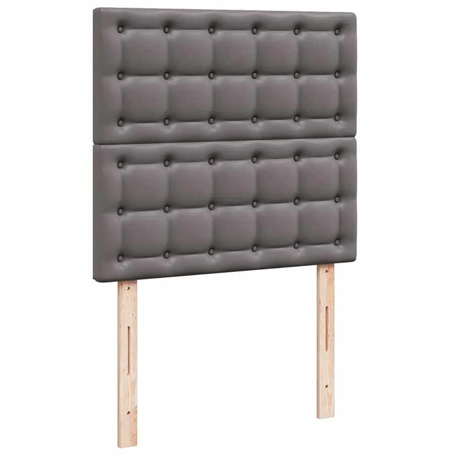 Lit ottoman avec matelas & LED Gris 180x200cm similicuir - 10