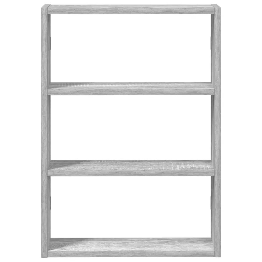 Étagère murale sonoma gris 43x9x60 cm bois ingénierie - 4