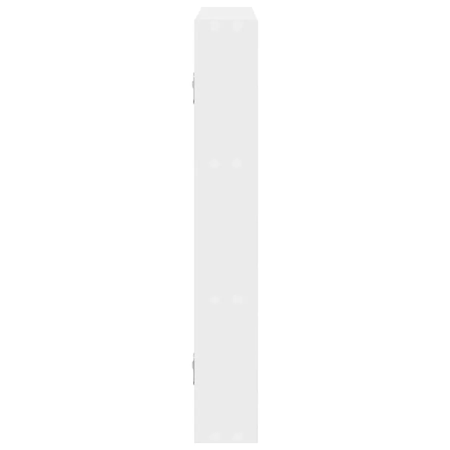 Étagère murale blanc 43x9x60 cm bois d'ingénierie - 5