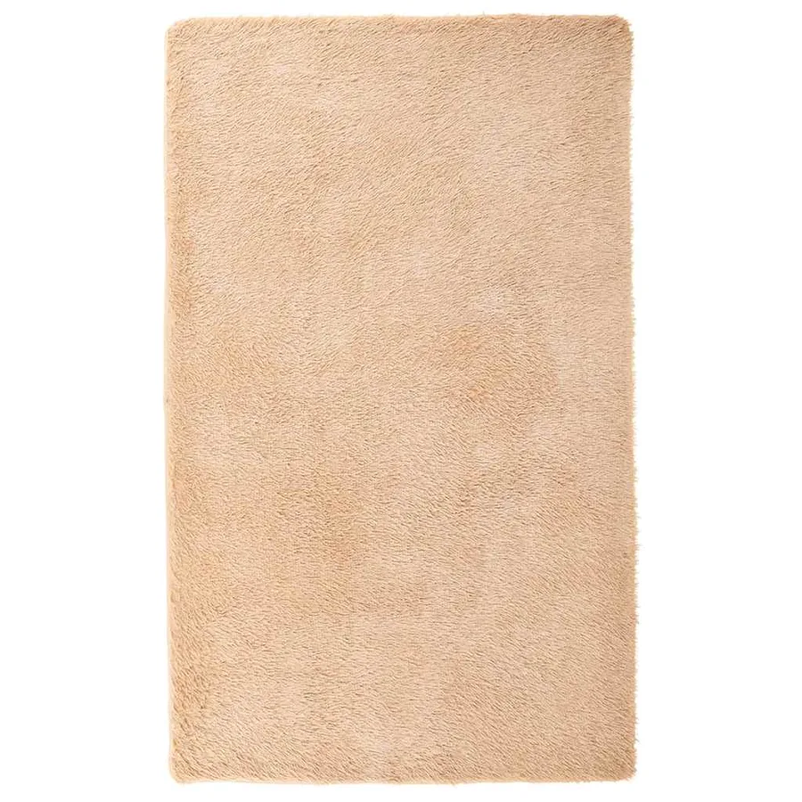 Tapis Shaggy à poils longs NAVARRA beige 80x150 cm polyester - 2