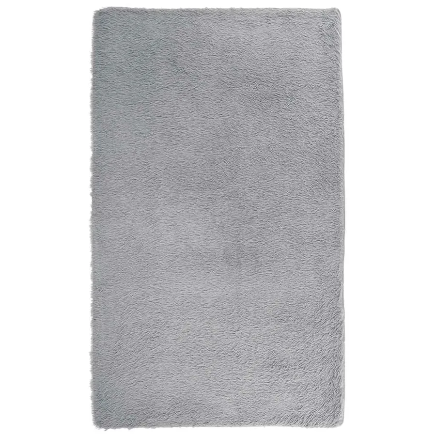 Tapis shaggy à poils longs NAVARRA gris clair 80x150 cm - 2