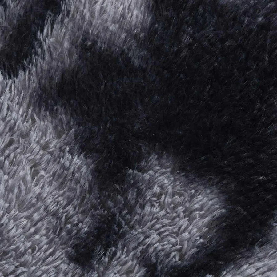Tapis Shaggy à poils longs NAVARRA gris foncé 130x200 cm - 9