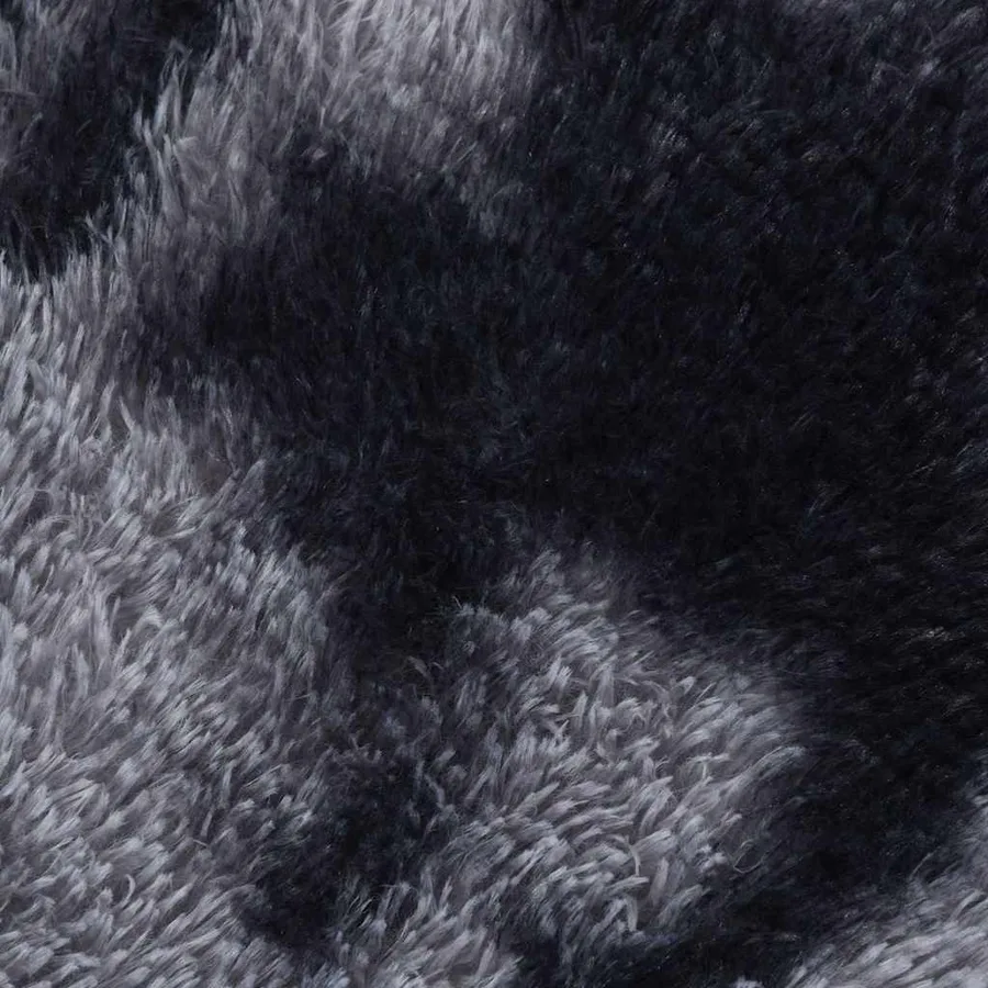 Tapis Shaggy à poils longs NAVARRA gris foncé 120x170 cm - 9