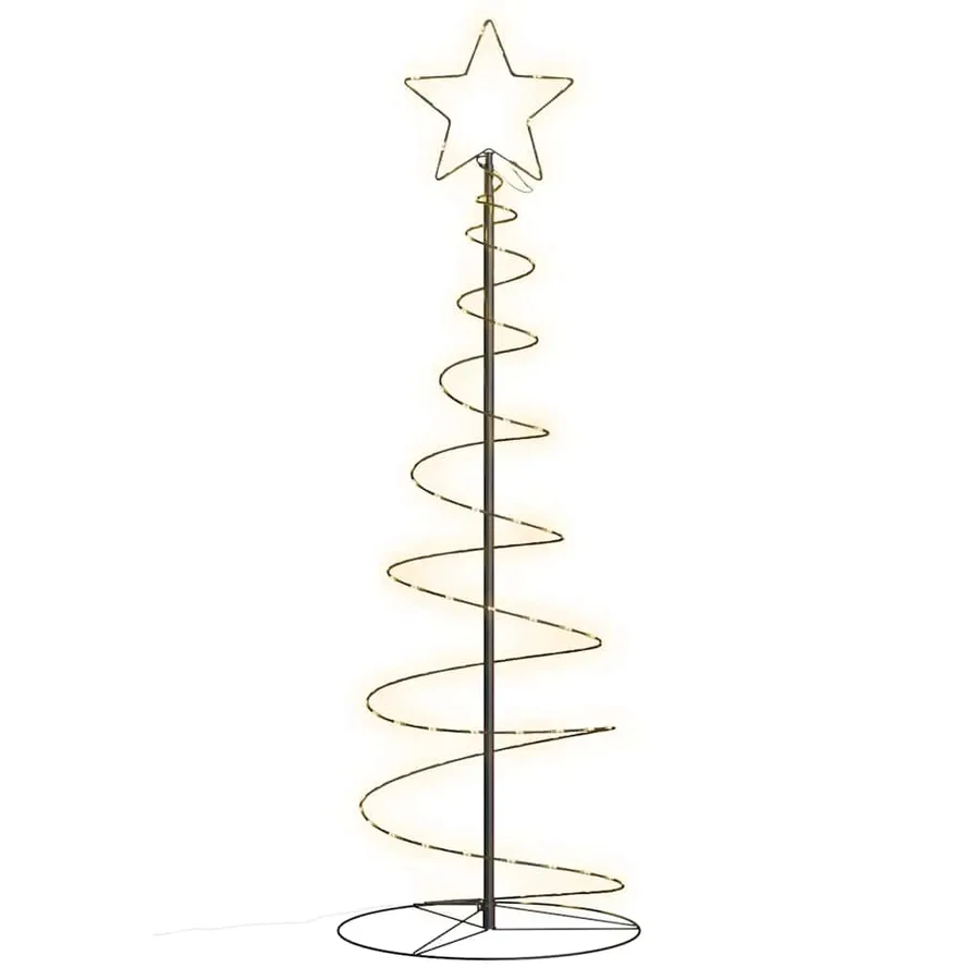 Sapin de Noël à LED 100 LED blanc chaud 150 cm - 2