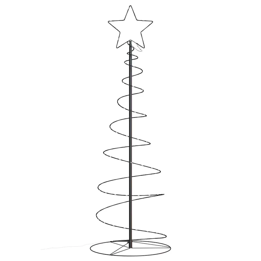 Sapin de Noël à LED 100 LED blanc chaud 150 cm - 4