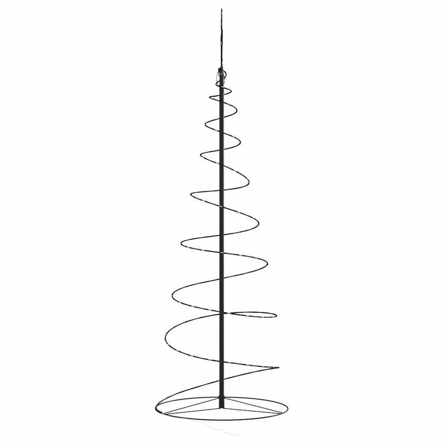 Sapin de Noël à LED 100 LED blanc chaud 150 cm - 5