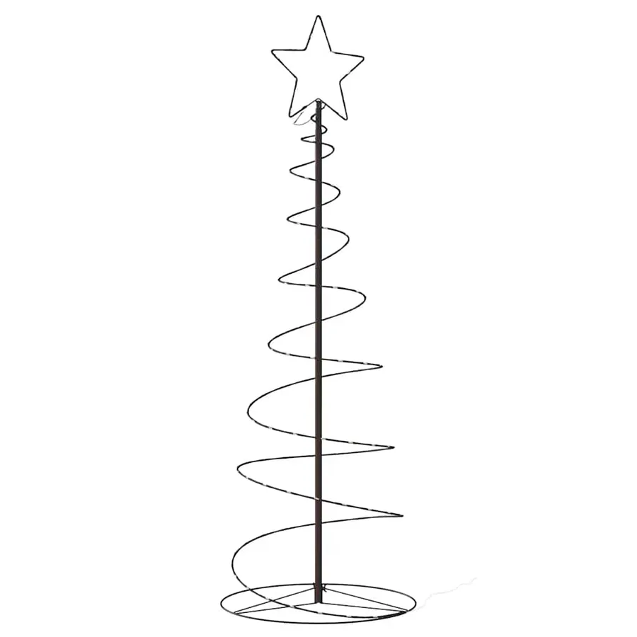 Sapin de Noël à LED 100 LED blanc chaud 150 cm - 6