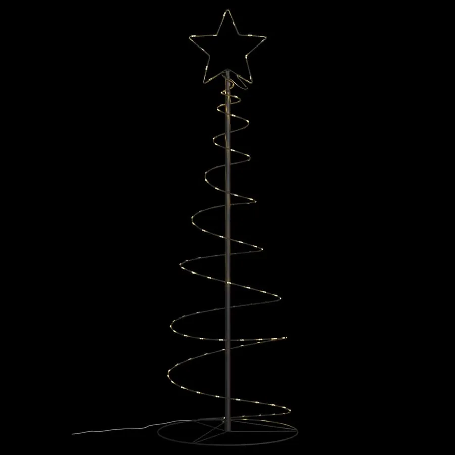Sapin de Noël à LED 100 LED blanc chaud 150 cm - 7