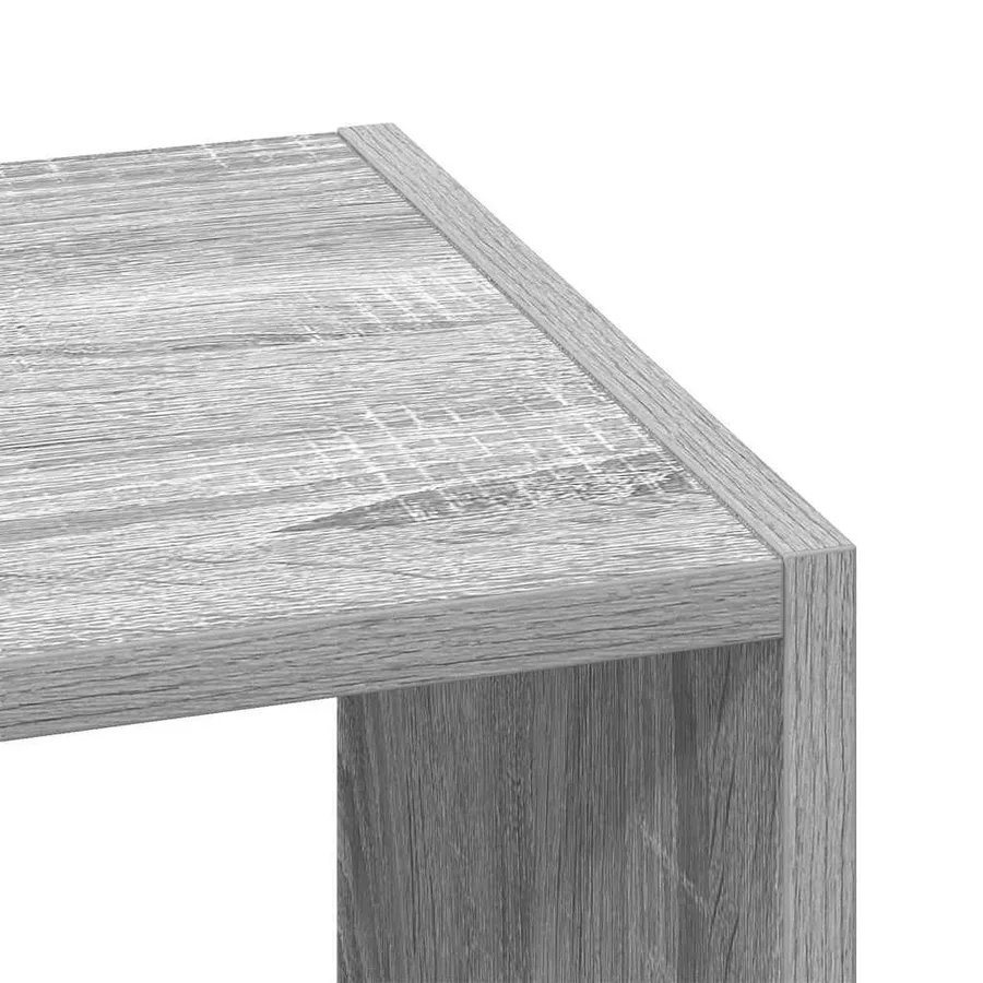 Bibliothèque empilable sonoma gris 30x30x80 cm bois ingénierie - 7