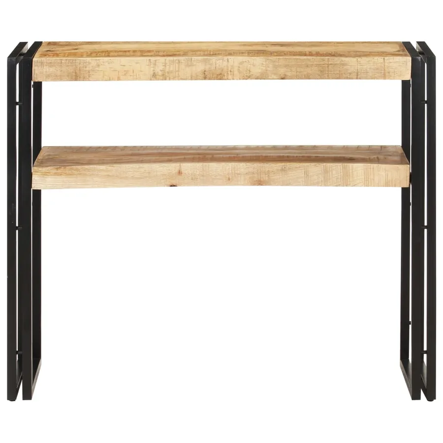 Table console 90x30x75 cm Bois de manguier brut - 2