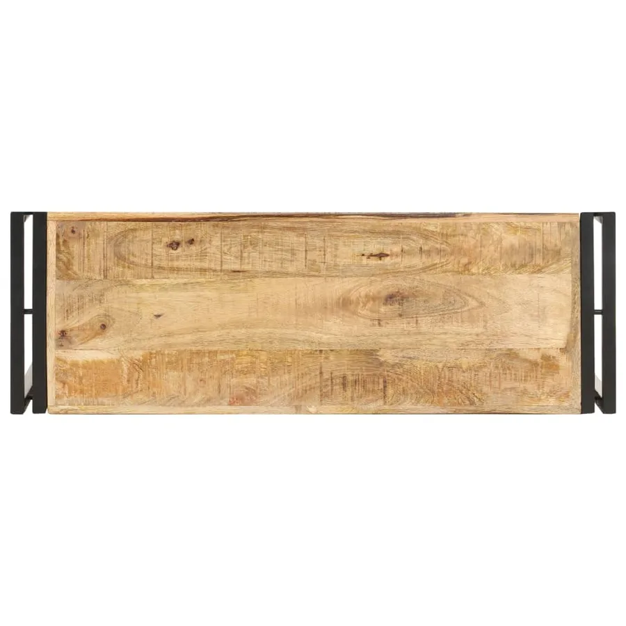 Table console 90x30x75 cm Bois de manguier brut - 3