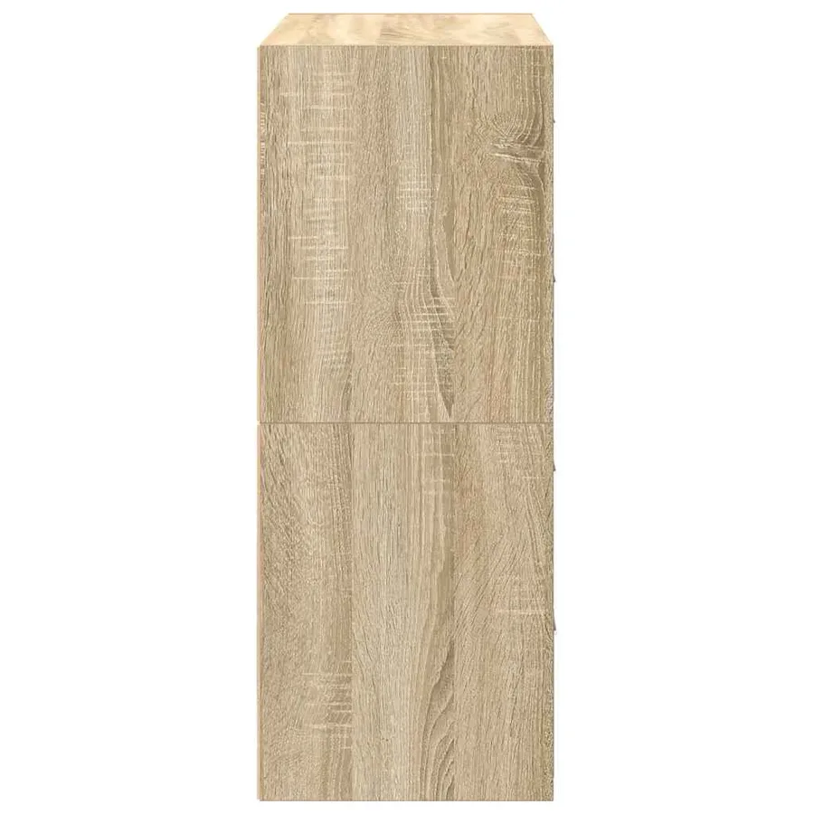 Armoires avec 2 tiroirs 2 pcs chêne sonoma bois d'ingénierie - 6