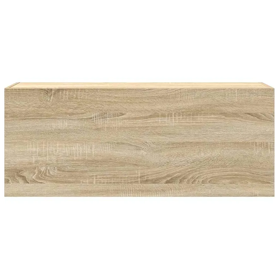 Armoire murale de bain chêne sonoma 100x25x40cm bois ingénierie - 6