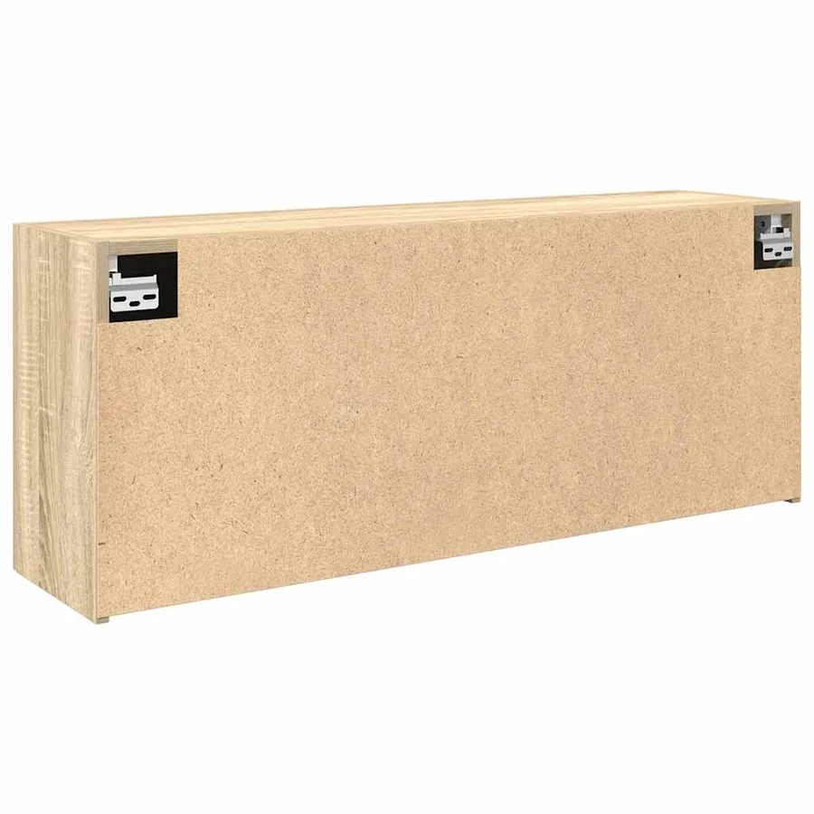 Armoire murale de bain chêne sonoma 100x25x40cm bois ingénierie - 8