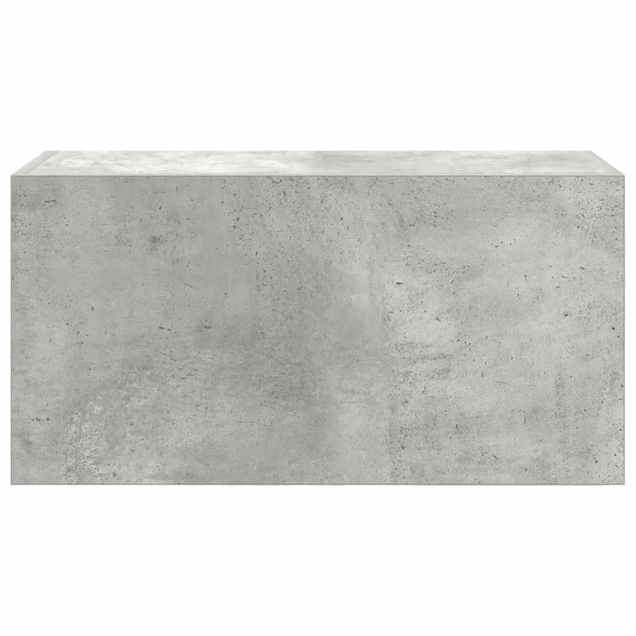 Armoire murale de bain gris béton 60x25x30 cm bois d'ingénierie - 6