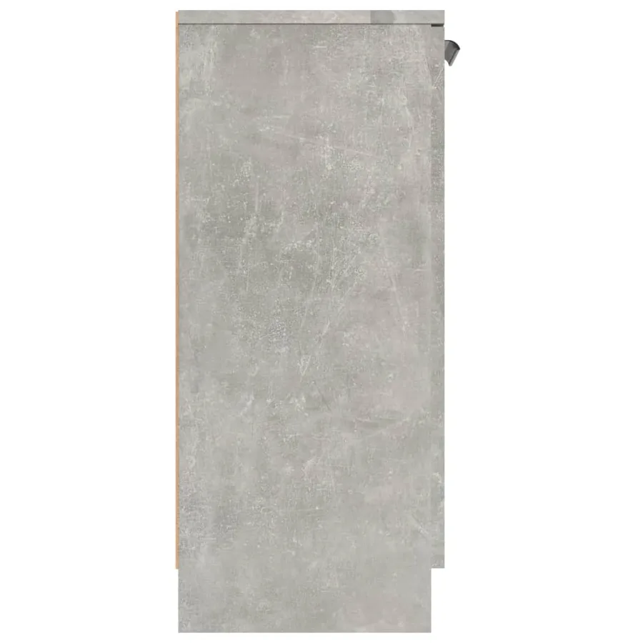 Buffets 2 pcs Gris béton 60x30x70 cm Bois d'ingénierie - 9