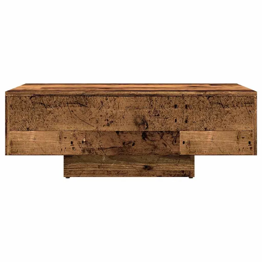 Table basse vieux bois 85x55x31 cm bois d'ingénierie - 4