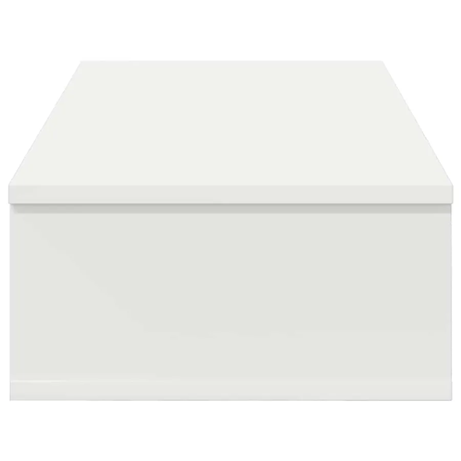 Étagère murale avec tiroirs blanc 80x34x17 cm bois d'ingénierie - 5