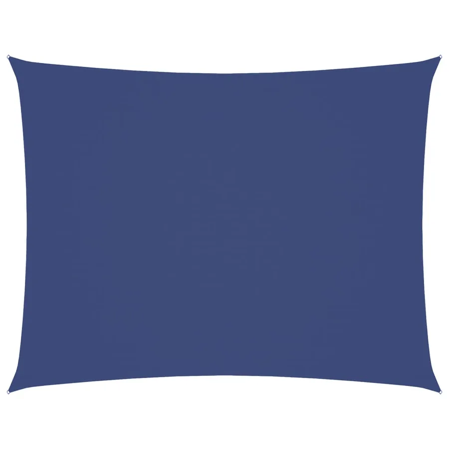 Voile de parasol tissu oxford rectangulaire 6x8 m bleu - 2