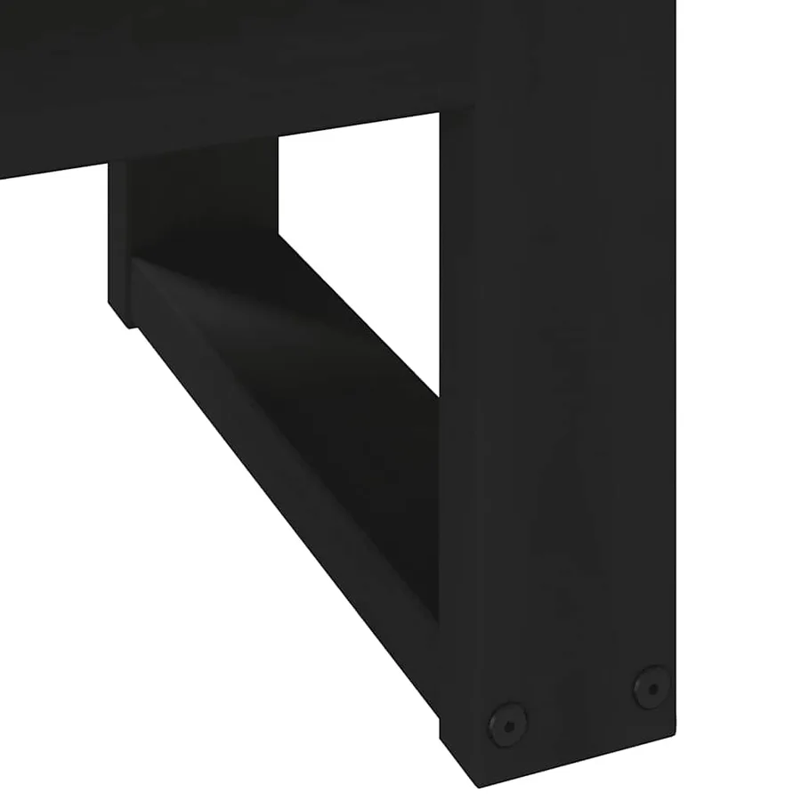 Table basse NOAIN pieds en forme de U 120x60x40 cm massif pin - 7